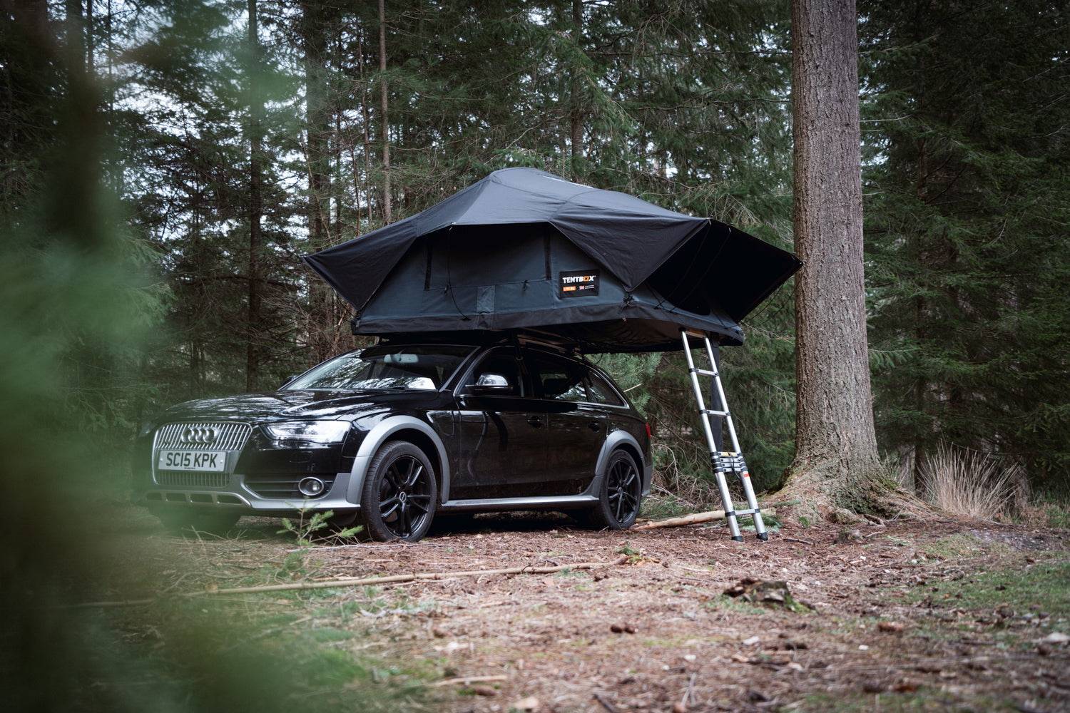 TentBox Lite XL - Large Family Roof Tent for 4 people 