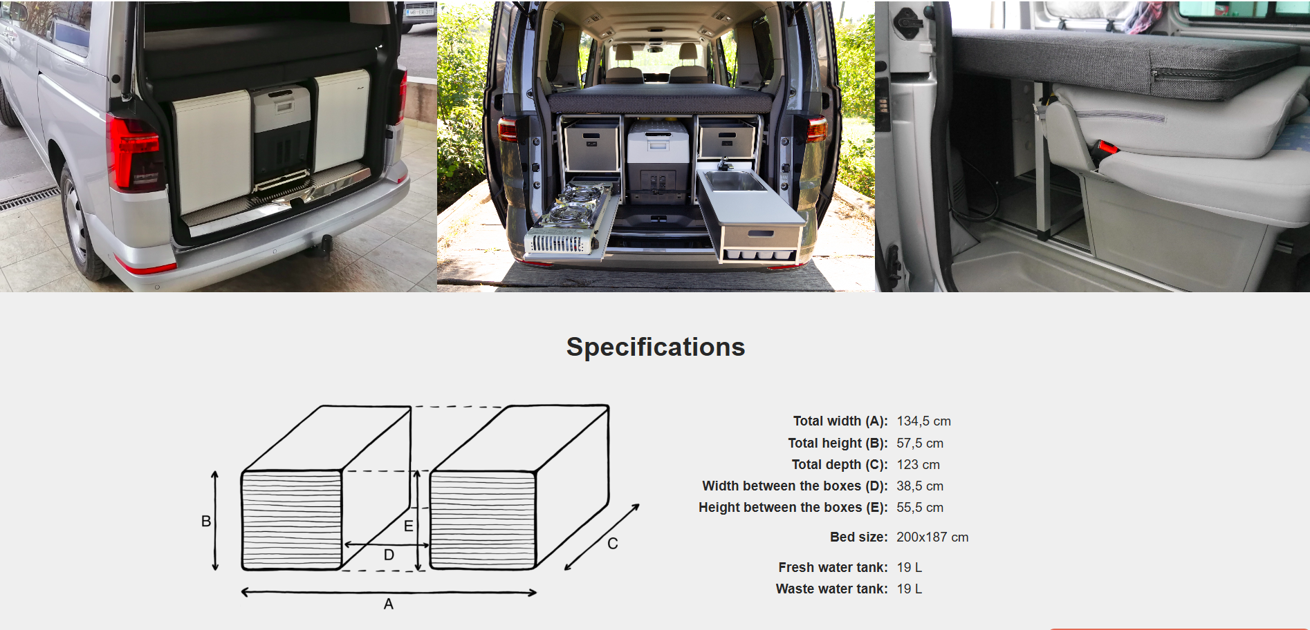 FLIP Camping Box - Luksuriøst Campervan Modul