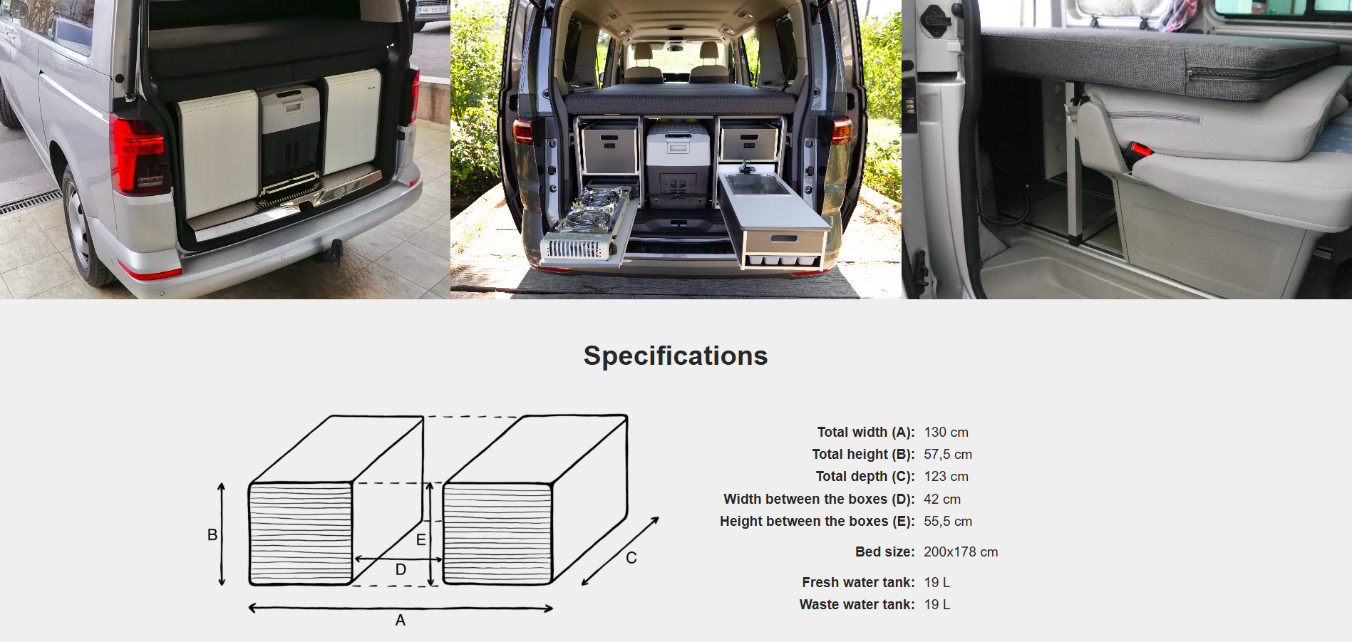 FLIP Camping Box - Luksuriøst Campervan Modul