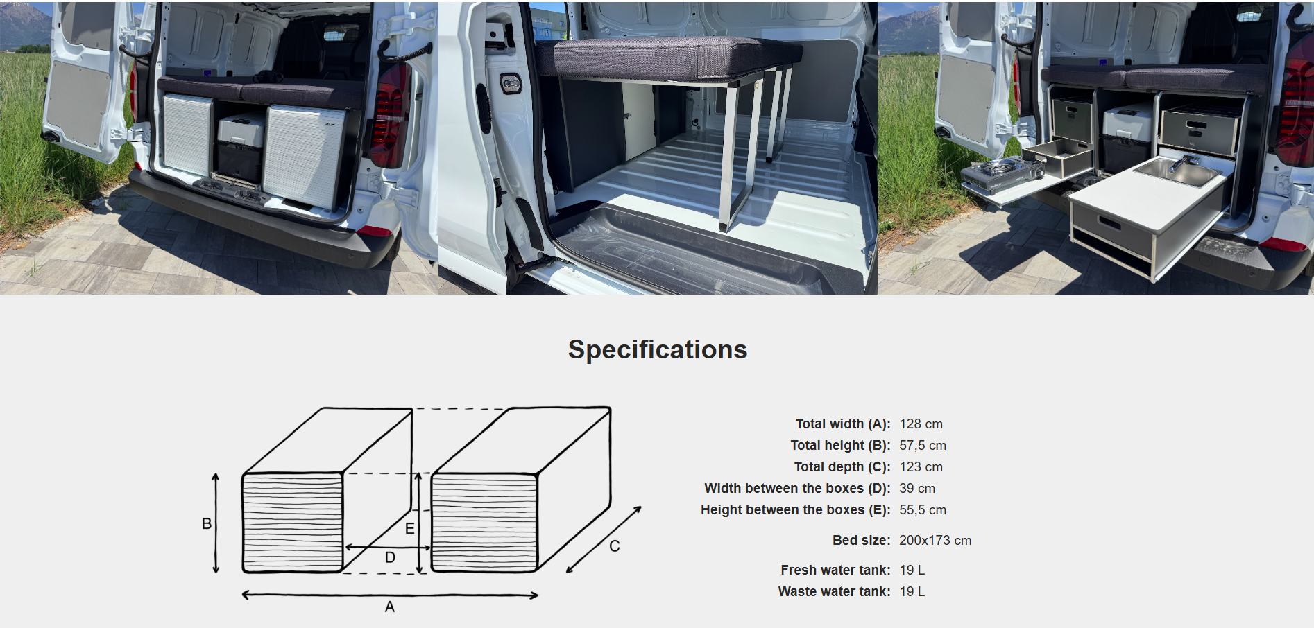 FLIP Camping Box - Luksuriøst Campervan Modul
