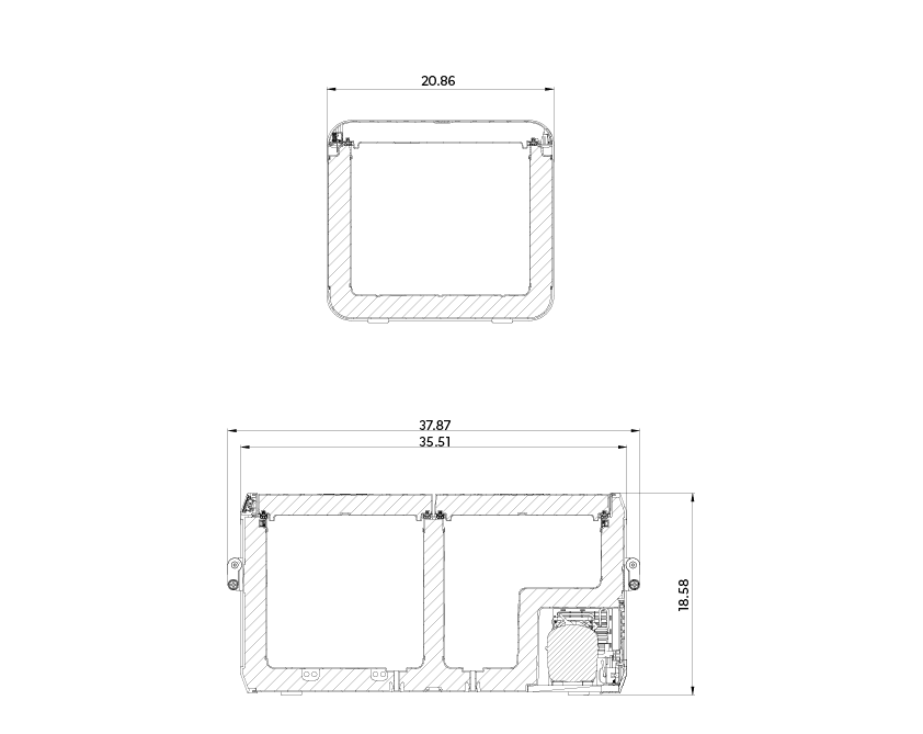 Dometic CFX3 95DZ Double Fridge/Freezer