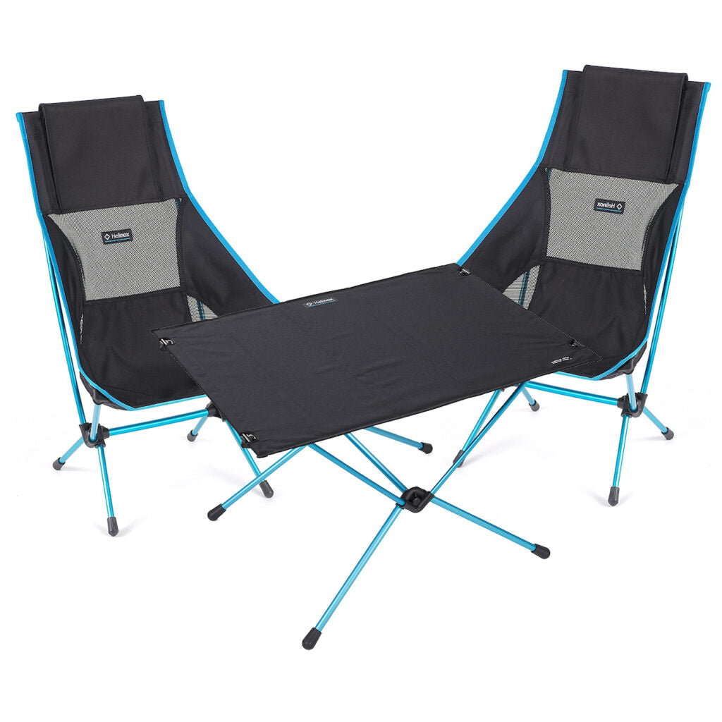 campingstühle helinox Helinox Ultraleichtes Stuhl-/Tischset – Zubehör für FLIP Camping Box & Adventure Bed