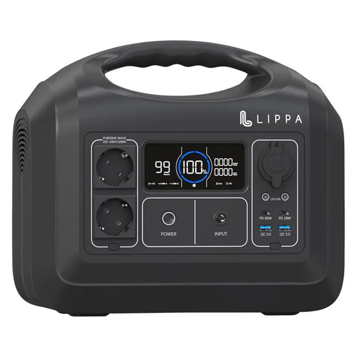 Lippa Power station - 992Wh, Sort