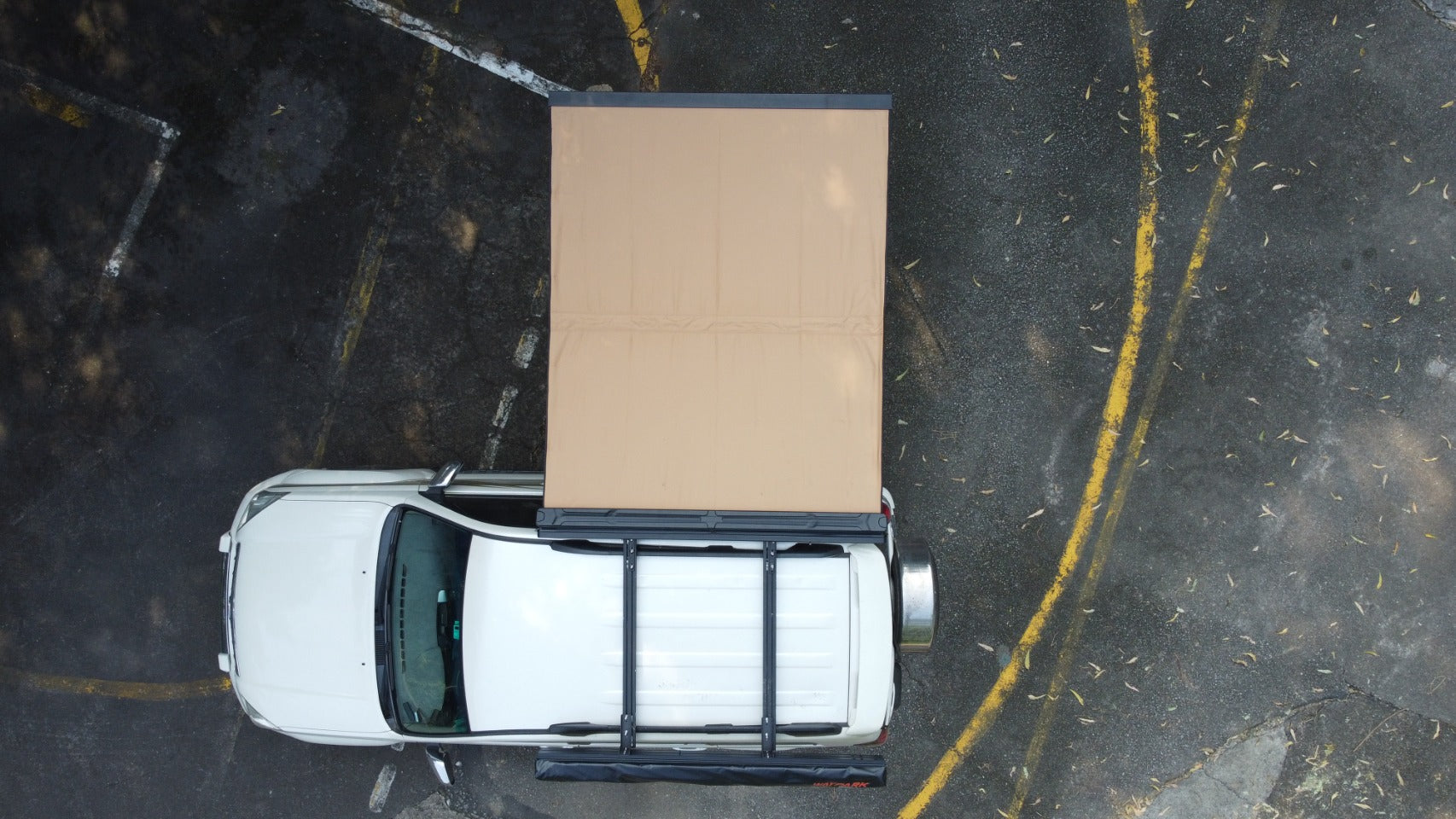 CampBoxi Uni-markise 200x250cm - Universel markise til alle slags biler