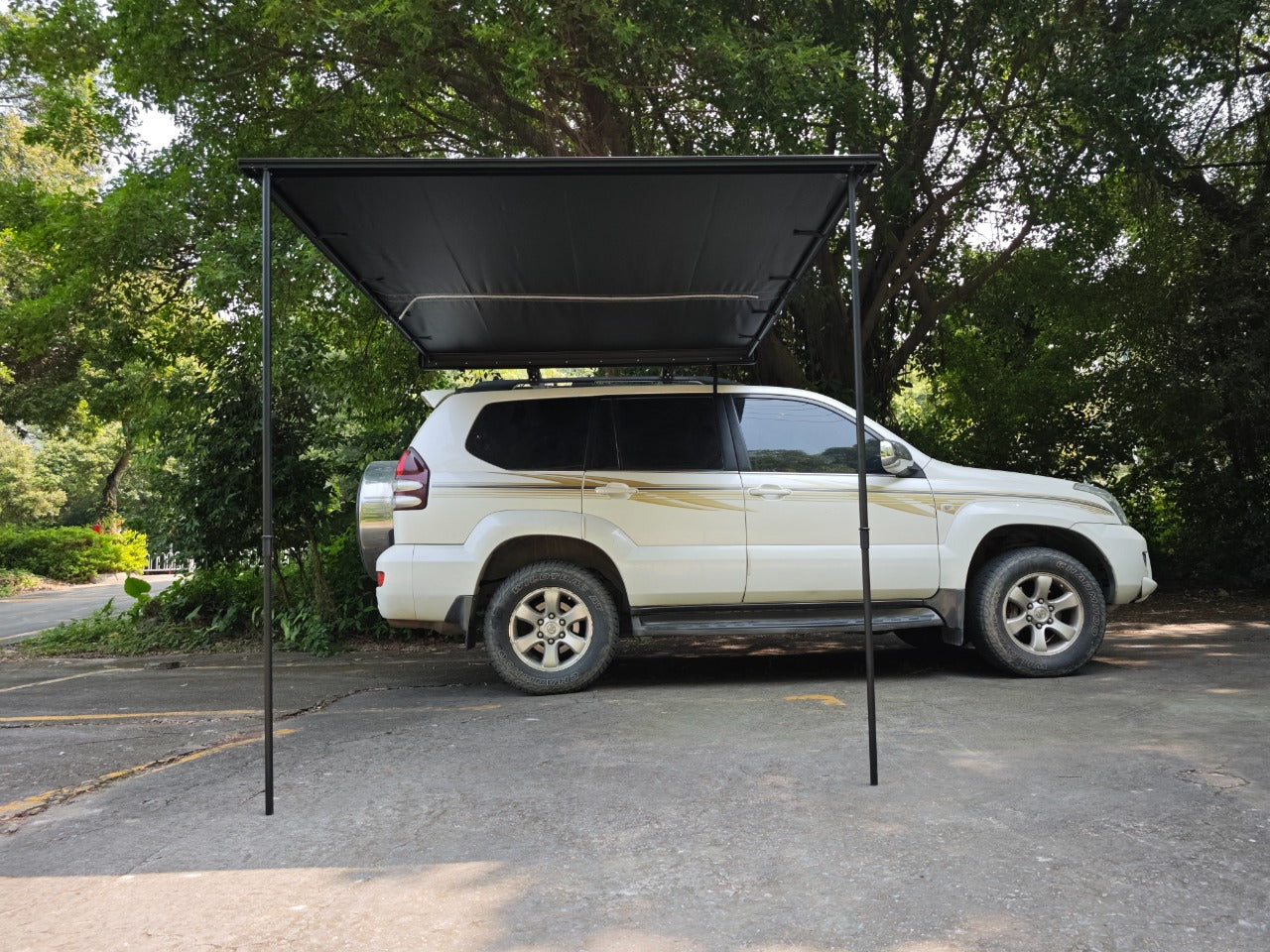 CampBoxi Uni-markise 200x250cm - Universel markise til alle slags biler